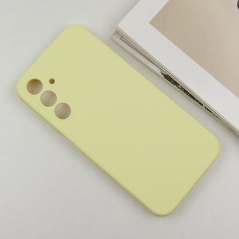 Чохол Silicone Cover Lakshmi Full Camera (AA) для Samsung Galaxy A25 5G Жовтий / Mellow Yellow