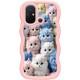 Чохол TPU Cloudy Pictures для Xiaomi Redmi 12C / Poco C55 Kittens