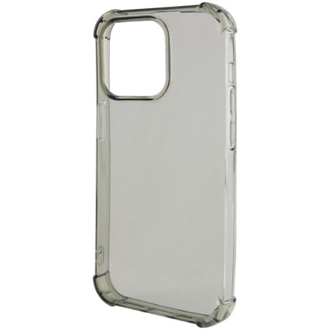 TPU чохол GETMAN Ease logo посилені кути для Apple iPhone 14 Pro Max (6.7") Сірий (прозорий)