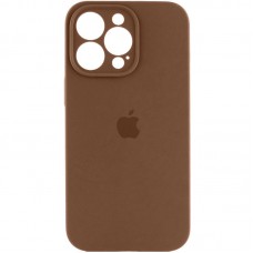 Чохол Silicone Case Full Camera Protective (AA) для Apple iPhone 14 Pro Max (6.7") Коричневий / Brown