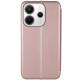 Шкіряний чохол-книжка Classy для Xiaomi Redmi Note 14 4G (Int. version) Rose Gold
