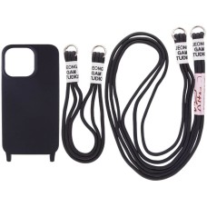 Чохол TPU two straps California для Apple iPhone 13 Pro Max (6.7") Чорний