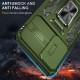 Ударостійкий чохол Camshield Army Ring для Samsung Galaxy S22+ Оливковий / Army Green