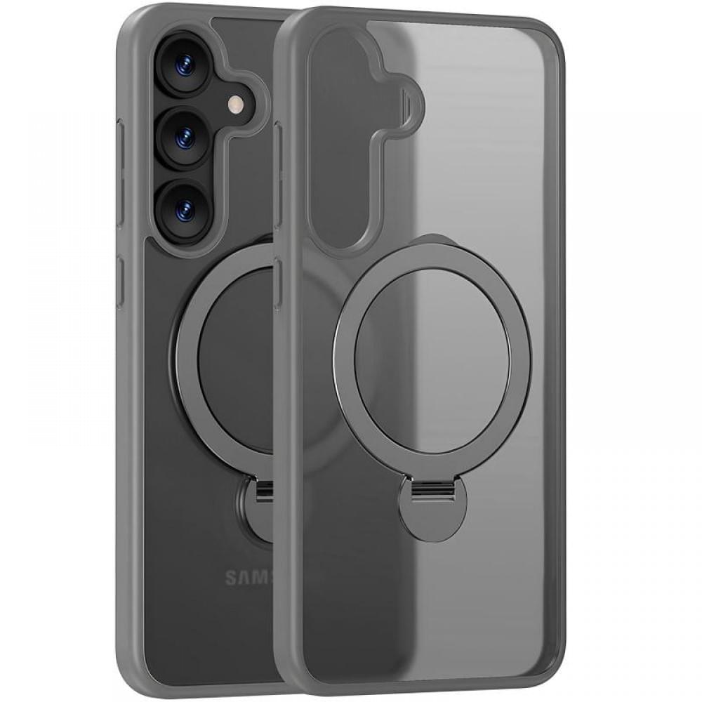 Чохол Ummi Colorful with MagSafe HQ Ring для Samsung Galaxy S25+ Grey