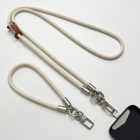 Набір шнурків 120см + 35см Biege