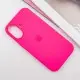 Чохол Silicone Case Full Protective (AA) для Apple iPhone 16 (6.1") Рожевий / Barbie pink