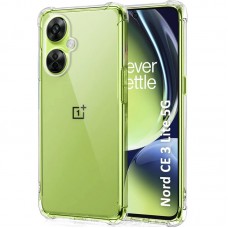 TPU чохол GETMAN Ease logo посилені кути Full Camera для OnePlus Nord CE 3 Lite Безбарвний (прозорий)