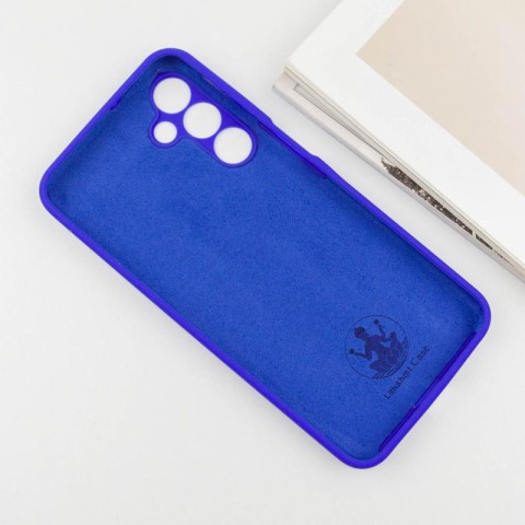 Чохол Silicone Cover Lakshmi Full Camera (AA) для Samsung Galaxy A16 4G/5G Синій / Iris