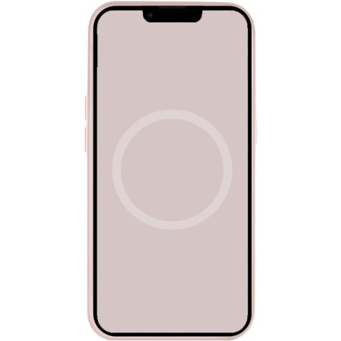 Чохол Silicone case (AAA) with Magsafe and Animation для Apple iPhone 15 (6.1") Рожевий / Light pink
