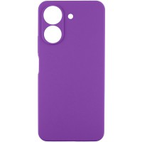 Чохол TPU GETMAN Liquid Silk Full Camera для Xiaomi Redmi 13C / Poco C65 Фіолетовий / Purple