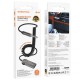 Bluetooth аудіо ресивер Borofone BC56 Peaceful (AUX 3.5mm+USB-A) Metal gray