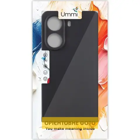 Чохол Silicone Cover Ummi Lakshmi Full Camera (AA) для Xiaomi Redmi Note 15 Pro 5G Чорний / Black