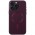 Шкіряний чохол Bonbon Leather Metal Style with MagSafe для Apple iPhone 12 Pro / 12 (6.1") Бордовий / Plum