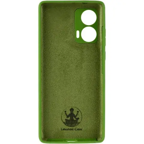 Чохол Silicone Cover Lakshmi Full Camera (AA) для Motorola Edge 50 Зелений / Dark green
