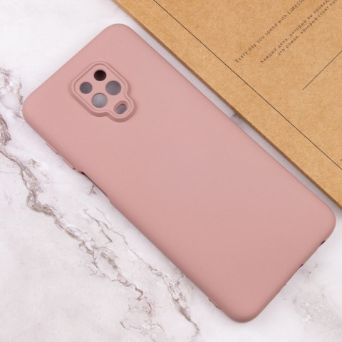 Чохол TPU GETMAN Liquid Silk Full Camera для Xiaomi Redmi Note 9s / Note 9 Pro / Note 9 Pro Max Рожевий / Pink Sand