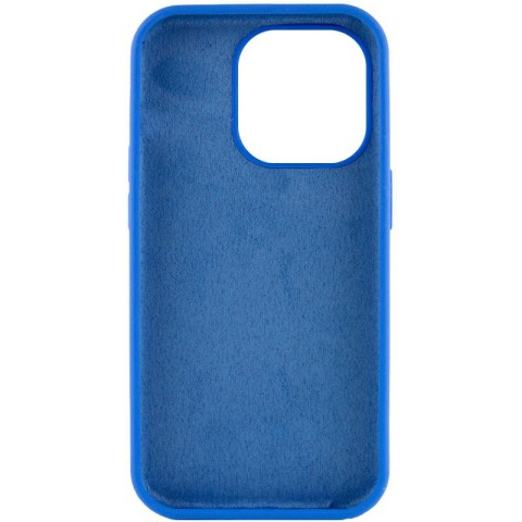 Чохол Silicone Case Full Protective (AA) NO LOGO для Apple iPhone 13 Pro (6.1") Синій / Capri Blue