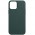 Шкіряний чохол Leather Case (AAA) with MagSafe and Animation для Apple iPhone 14 Pro Max (6.7") Forest Green