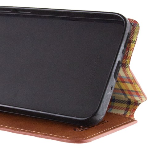 Шкіряний чохол-книжка GETMAN Cubic (PU) для Realme 11 4G Коричневий