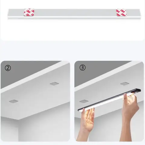 Сенсорний світильник LED з датчиком руху MZ-L1803 (35*11,5*500mm) Black