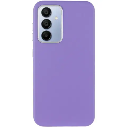Шкіряний чохол Leather Case Metal Buttons для Samsung Galaxy S24+ / S25+ Light Purple