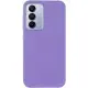 Шкіряний чохол Leather Case Metal Buttons для Samsung Galaxy S24+ / S25+ Light Purple