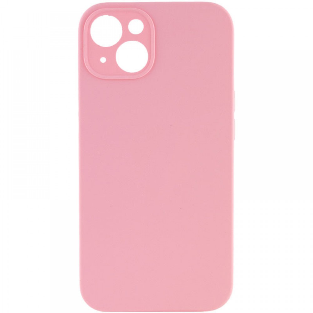 Чохол Silicone Case Full Camera Protective (AA) NO LOGO для Apple iPhone 15 Plus (6.7") Рожевий / Light pink
