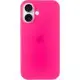 Чохол Silicone Case Full Protective (AA) для Apple iPhone 16 (6.1") Рожевий / Barbie pink
