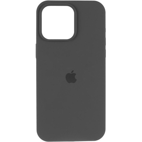 Чохол Silicone Case (AA) Logo with MagSafe для Apple iPhone 11 Pro Max (6.5") Сірий / Dark Gray