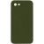 Silicone Case Square Full Camera Protective (AA) NOLOGO для Apple iPhone 6/6s (4.7") Зелений / Dark Olive