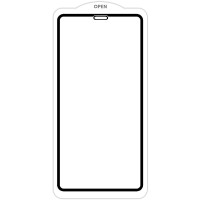 Захисне скло SKLO 5D (тех.пак) для Apple iPhone 12 Pro Max (6.7") Чорний / Біла підкладка