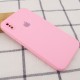 Чохол Silicone Case Square Full Camera Protective (AA) для Apple iPhone X / XS (5.8") Рожевий / Light pink