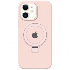 Чохол Silicone Case Full Protective with Ring для Apple iPhone 11 (6.1") Pink