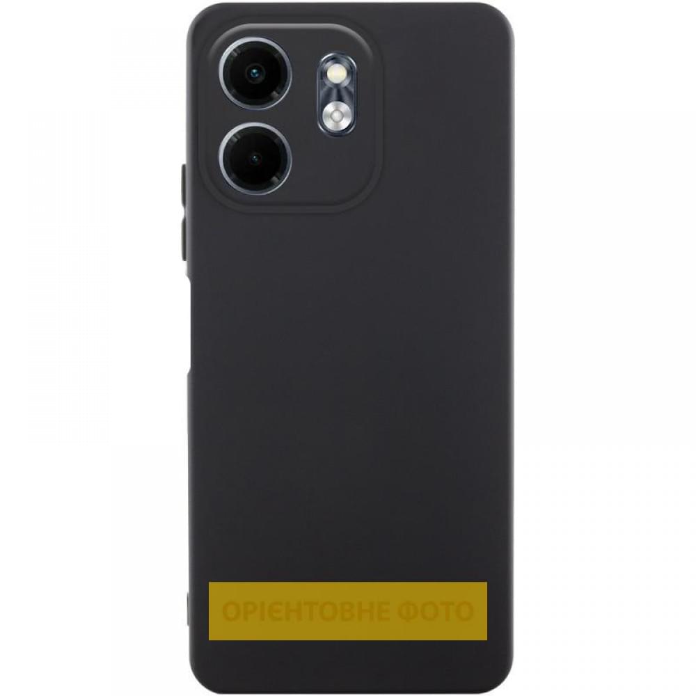 Чохол TPU GETMAN Liquid Silk Full Camera для Motorola Moto G55 5G Чорний / Black