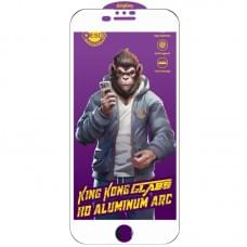 Защитное стекло 5D Anti-static Purple (тех.пак) для Apple iPhone 7 plus / 8 plus (5.5")