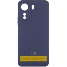 Чохол Silicone Cover Lakshmi Full Camera (AAA) with Logo для Xiaomi Redmi A5 / Poco C71 Темно-синій / Midnight blue