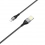 Дата кабель Borofone BU11 Tasteful USB to Lightning (1.2m) Чорний