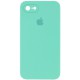 Чохол Silicone Case Square Full Camera Protective (AA) для Apple iPhone 7/8/SE (2020) (4.7") Бірюзовий / Turquoise
