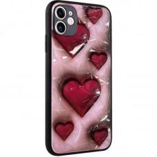 TPU+PC чохол Prisma Plushie для Apple iPhone 11 (6.1") Hearts