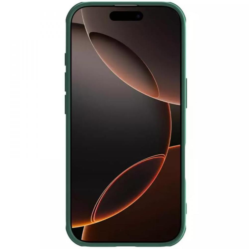 Карбонова накладка Nillkin CamShield Pro для Apple iPhone 16 Pro Max (6.9") Deep Green