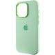 Чохол Silicone Case Metal Buttons (AA) для Apple iPhone 14 Pro (6.1") Зелений / Pistachio