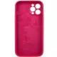 Чохол Silicone Case Full Camera Protective (AA) для Apple iPhone 12 Pro (6.1") Червоний / Rose Red