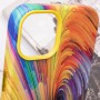 Кожаный чехол Colour Splash with MagSafe для Apple iPhone 14 (6.1")