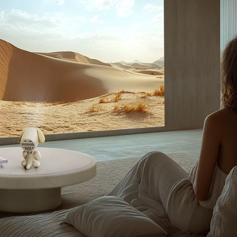 Проектор 4k Android JY320 Biege