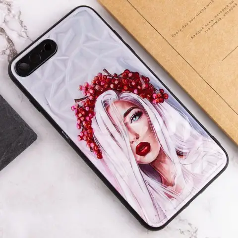 TPU+PC чохол Prisma Ladies для Apple iPhone 7 plus / 8 plus (5.5") Ukrainian Girl