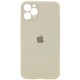 Чохол Silicone Case Square Full Camera Protective (AA) для Apple iPhone 11 Pro (5.8") Бежевий / Antique White