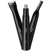 Тример електричний Hoco HP37 3-in-1 (Eyebrow, Nose & Hair) 320 mAh Black