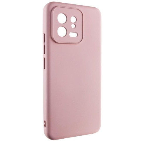 Чохол TPU GETMAN Liquid Silk Full Camera для Xiaomi 13 Рожевий / Pink Sand