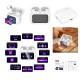 Бездротові TWS навушники Hoco EW72 Lite Soar with Touch Screen White