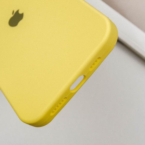 Чохол Silicone Case Full Protective (AA) для Apple iPhone 16 (6.1") Жовтий / Yellow