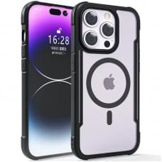 TPU+PC чехол Defense Clear with MagSafe для Apple iPhone 15 Pro Max (6.7")
